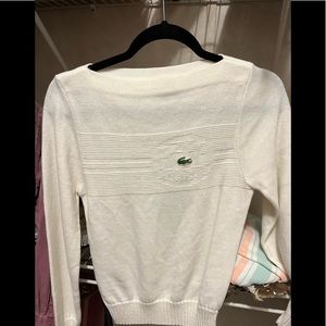 Vintage IZOD white sweater.